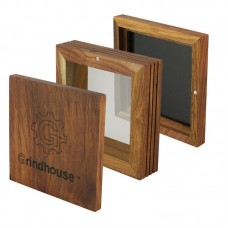 Grindhouse Wood Pollen Box w/ Magnetic Lid - 5&quo...