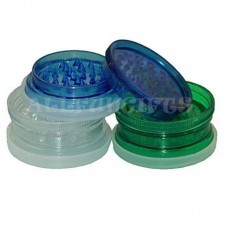 2.5" Acrylic 2pc Grinder w/ Storage - Assorted Colors