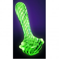 Pulsar UV Candy Stripe Spoon Pipe - 4.5" / As...