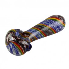 Worked Twisted Spoon Pipe - 4.5"