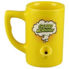 Ceramic Water Pipe Mug - 8oz / Good Morning