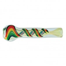 3.5" Ripple Swirl Glass Tobacco Taster - Asso...