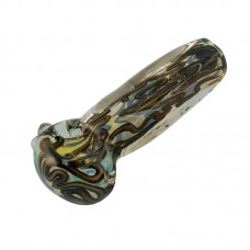 3.5" Multicolor Glass Pipe W/ Twists