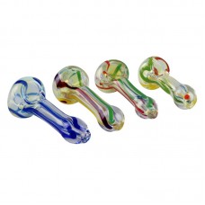 2.75" Inside Out Glass Pipe - Assorted Styles