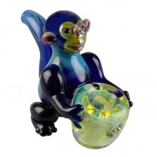 4" Monkey Character Glass Pipe
