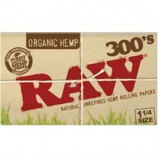 40pc Display-Raw Organic Hemp 300s 1-1/4 Size Roll...