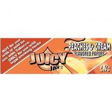 Juicy Jays Hemp Rolling Papers- 1-1/4 / Peaches  2...
