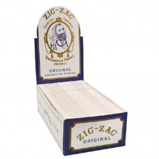 24pk Display - Zig Zag White Single Wide Rolling Papers