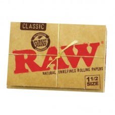 25pc Display- Raw Classic Rolling Papers - 1 1/2&q...