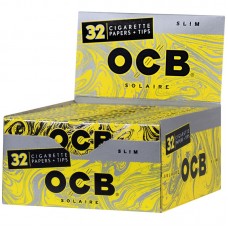 24pc Display - OCB Solaire Slim Rolling Papers &am...