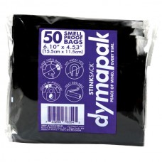 50pc Stink Sack Dymapak 6" x 4.5" Bags -...