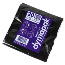 20pc - Stink Sack Dymapak - 7"x7.5" Bags - Black