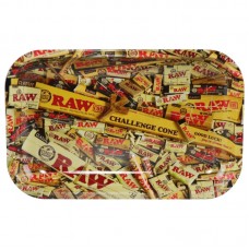 Raw Rolling Tray - Rolling Paper Design - Small / ...