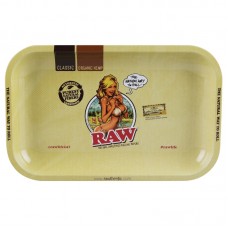 Raw Rolling Tray - Bikini Woman Design - 7" x...