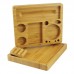 Grindhouse 2pc Rolling Tray w/ Storage - 6.25"x7.25" / Bamboo