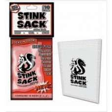 10pc Stink Sack 4"x6" Smell Proof Storage Bags--Black